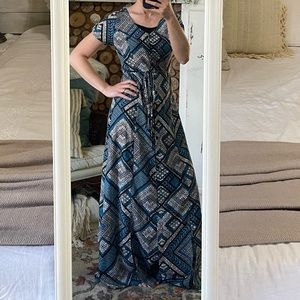 Bohemian boho Maxi Dress size Small